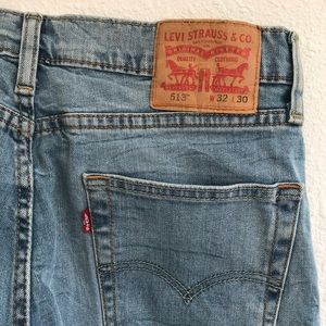men’s 32x30 straight leg light wash levi’s